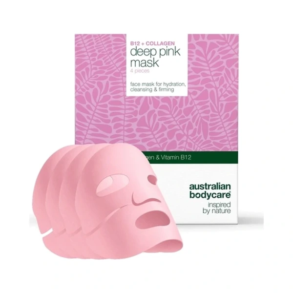Australian Bodycare B12 Deep Pink Mask - 4 stk