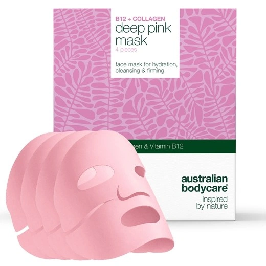 Australian Bodycare B12 Deep Pink Mask - 4 stk