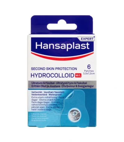 Hansaplast Second Skin Hydroco M/L - 6 stk