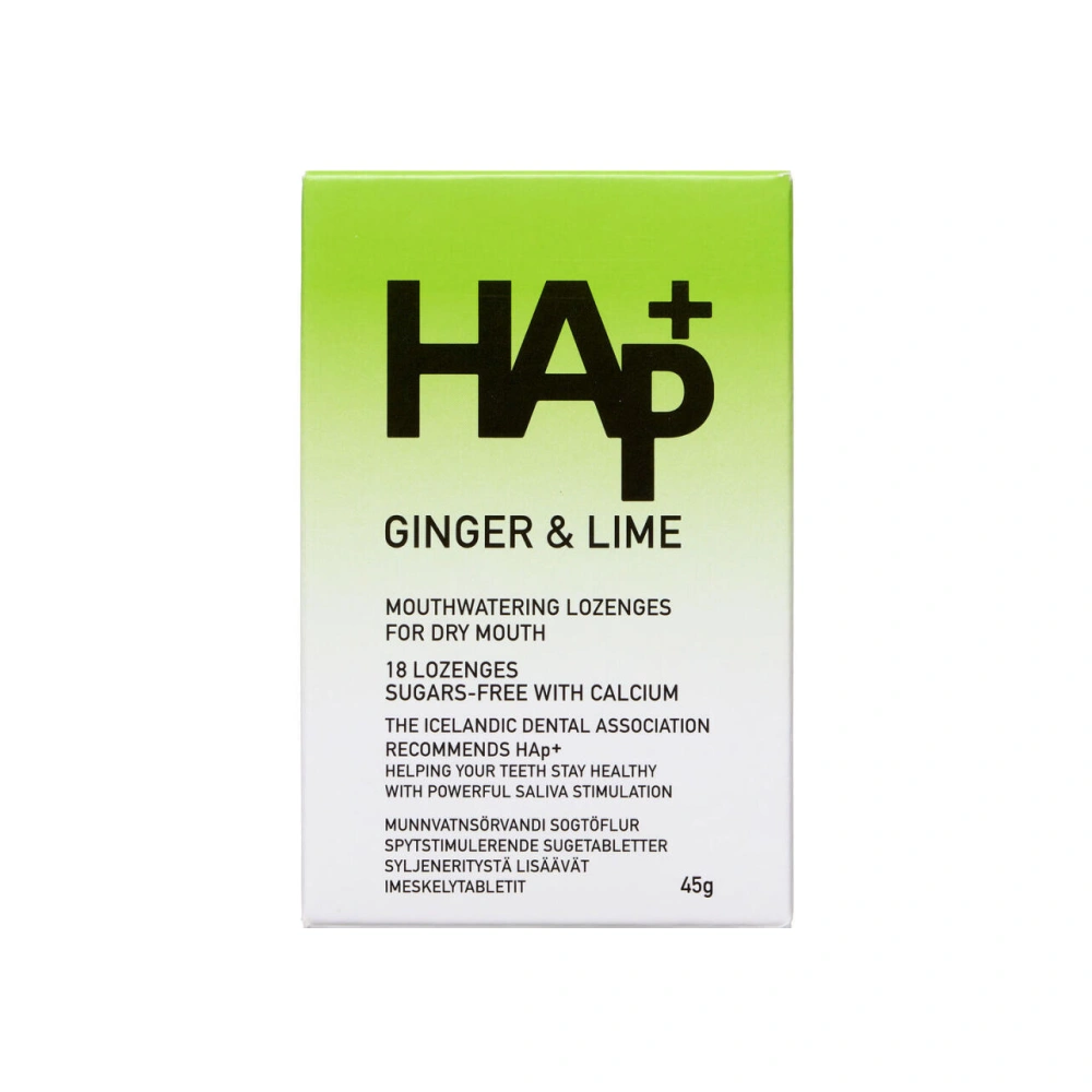 HAp+ Ingefær & Lime - 18 stk