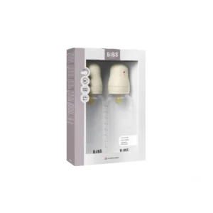 BIBS Baby Bottle Sutteflasker Latex Ivory 270 ml - 2 stk