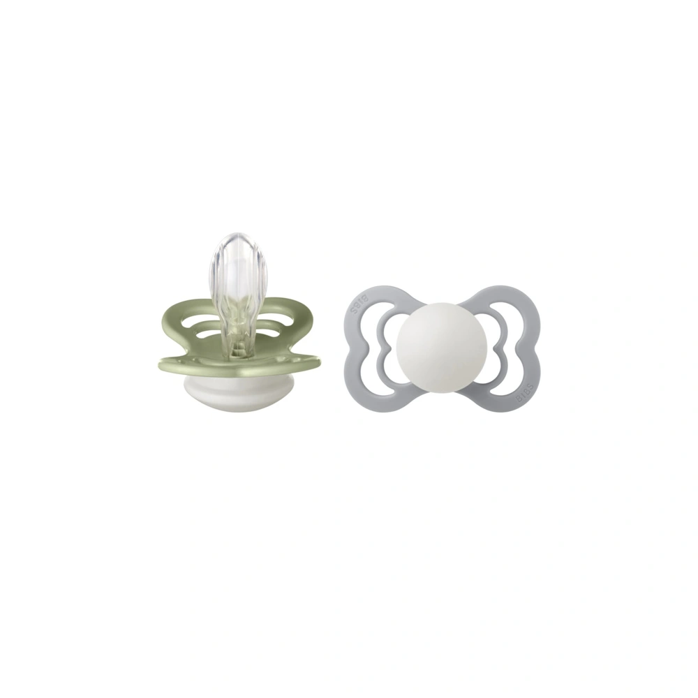 BIBS Supreme Sage Nat/Cloud Nat Size 2 - 2 stk