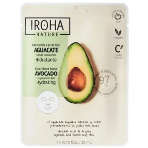 IROHA Hydrating Face Sheet Mask Avocado 20 ml - 1 stk