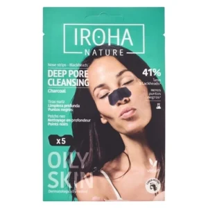 IROHA Deep Pore Cleansing Charcoal Nose Strips - 5 stk