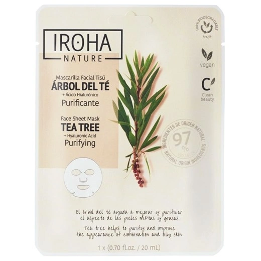 IROHA Hydrating Face Sheet Mask 20 ml - 1 stk