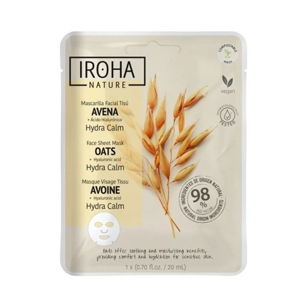 IROHA Hydra Calm Face Sheet Mask 20 ml - 1 stk