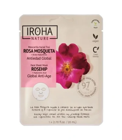 IROHA Anti-age Face Sheet Mask 20 ml - 1 stk