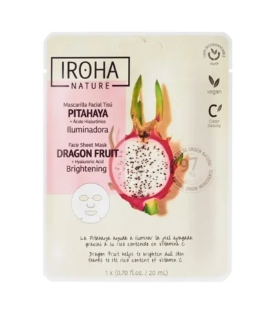 IROHA Brightening Face Sheet Mask 20 ml - 1 stk