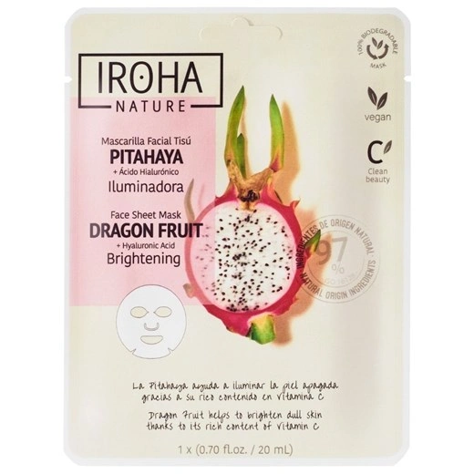 IROHA Brightening Face Sheet Mask 20 ml - 1 stk