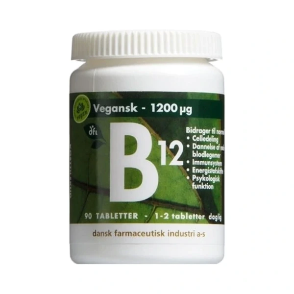 Grønne Vitaminer B12 1200 µg Vegansk - 90 stk