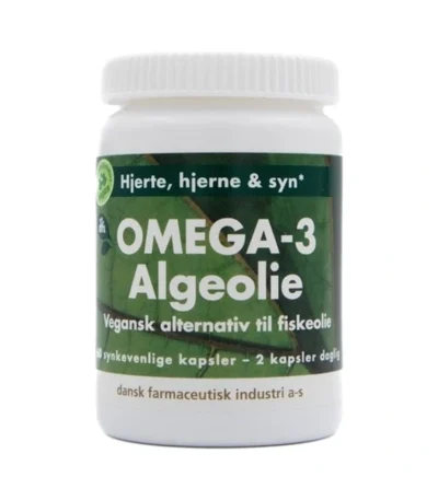 Grønne Vitaminer Omega-3 Algeolie - 60 stk