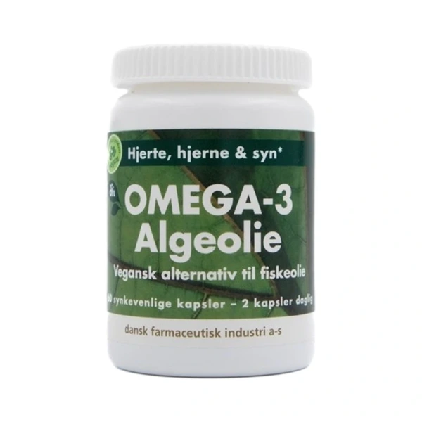 Grønne Vitaminer Omega-3 Algeolie - 60 stk