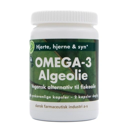 Grønne Vitaminer Omega-3 Algeolie - 60 stk