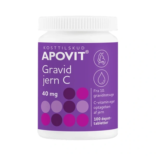 APOVIT Gravid Jern C - 100 stk