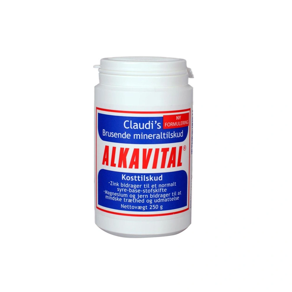 Brusende Mineraltilskud Alkavital – 250 g