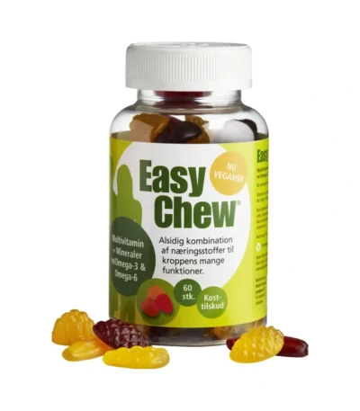 Easy Chew Multivitamin + Mineraler – 60 stk