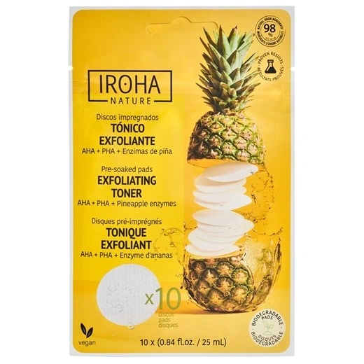 IROHA Exfoliating Toner Pads - 10 stk