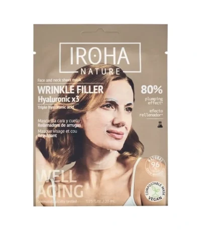 IROHA Face and Neck Sheet Mask 20 ml - 1 stk