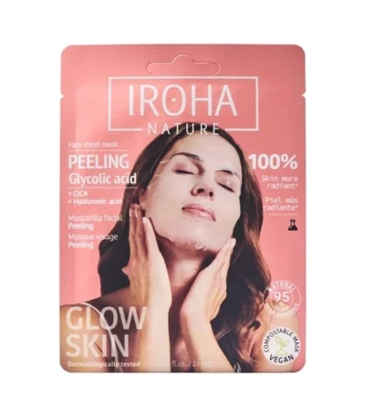 IROHA Peeling Face Sheet Mask 20 ml - 1 stk