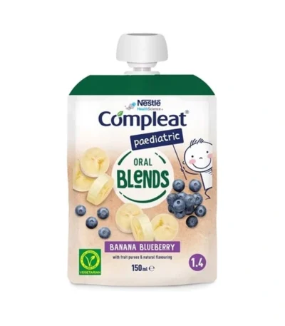 Nestlé Compleat Oral Blends Banan-Blåbær - 150 ml