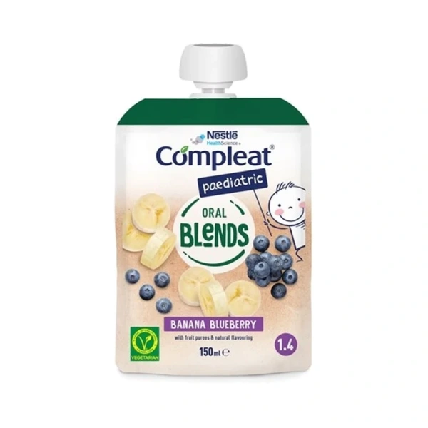 Nestlé Compleat Oral Blends Banan-Blåbær - 150 ml