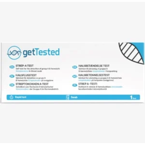 GetTested Halsbetændelse Test - 1 stk