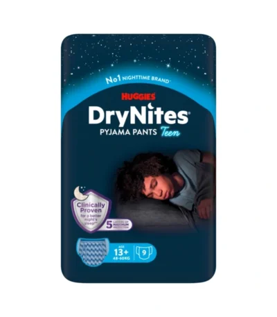 Huggies DryNites Pyjama Pants Teen Boy 13+ År – 9 stk