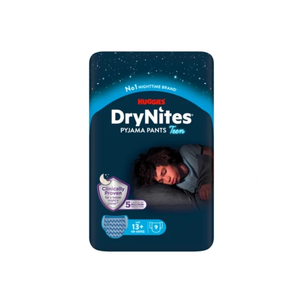 Huggies DryNites Pyjama Pants Teen Boy 13+ År – 9 stk