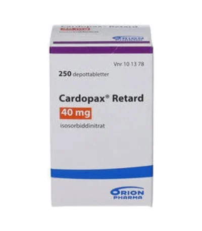 Cardopax Retard Depottabletter 40 mg - 250 stk