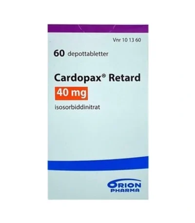 Cardopax Retard Depottabletter 40 mg - 60 stk