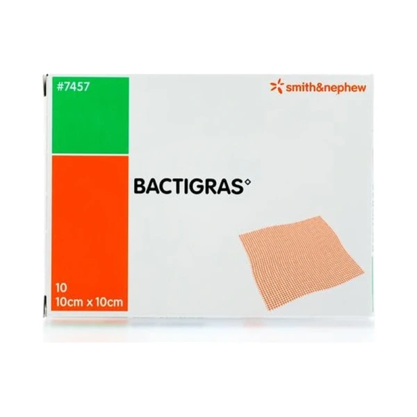 smith&nephew Bactigras 10 cm x 10 cm – 10 stk