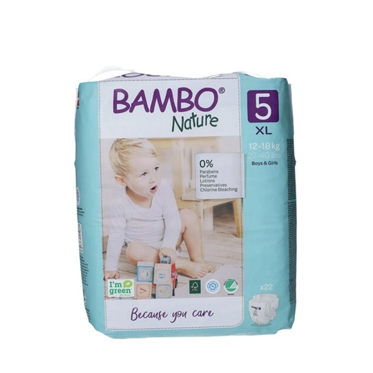 Bambo Nature ECO bleer 5 Str. XL – 22 stk