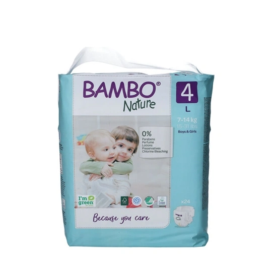 Bambo Nature ECO bleer 4 Str. L – 24 stk