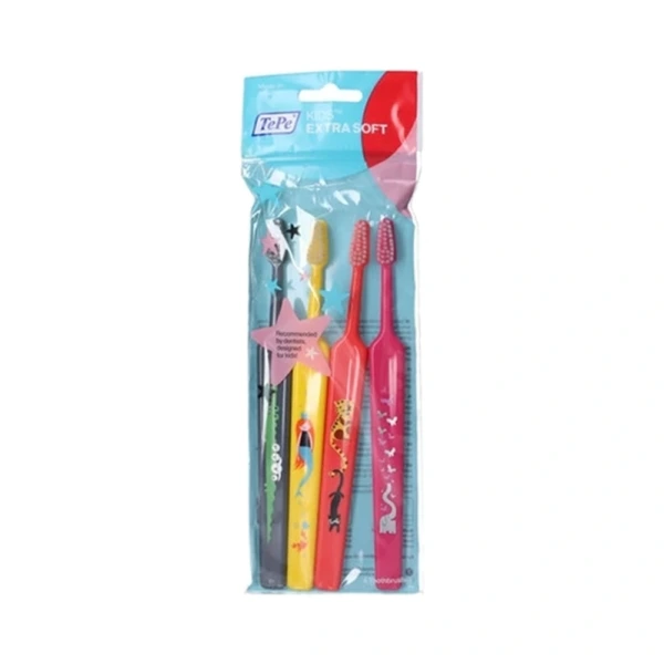 TePe Select Kids Extra Soft tandbørste – 4 stk