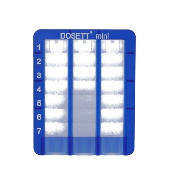 Dosett Mini Doseringsæske Blå – 1 stk