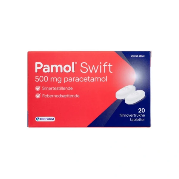 Pamol Swift 500 mg – 20 stk
