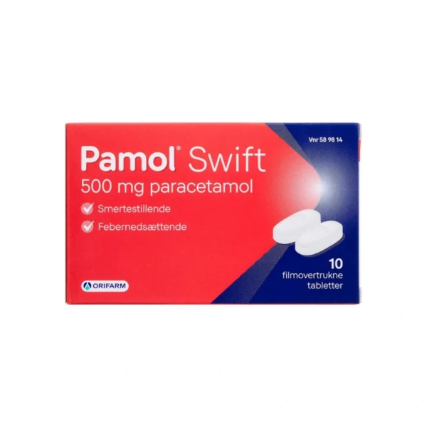Pamol Swift 500 mg – 10 stk