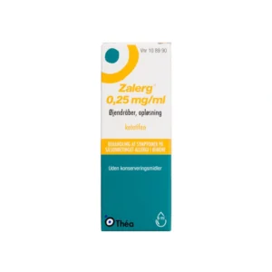 Zalerg Øjendråber 0,25 mg/ml - 5 ml