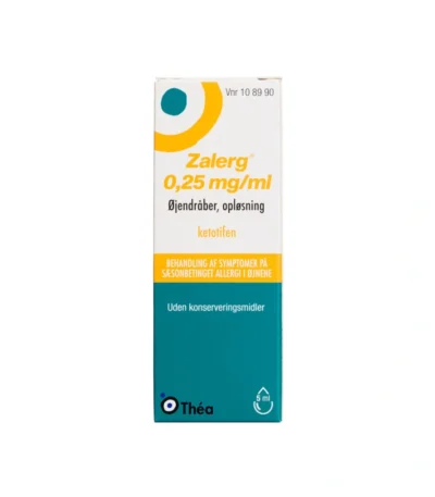 Zalerg Øjendråber 0,25 mg/ml - 5 ml