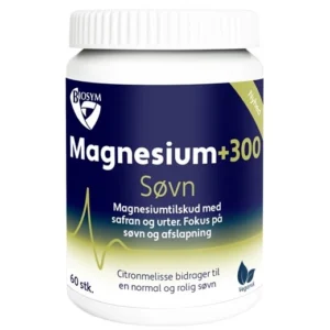 Biosym Magnesium+ 300 Søvn - 60 stk