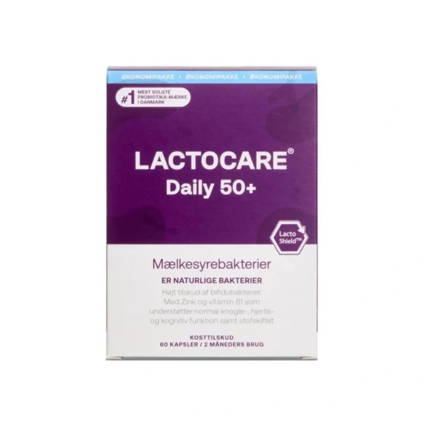 Lactocare Daily 50+ - 60 stk