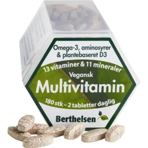Berthelsen Vegansk Multivitamin - 180 stk