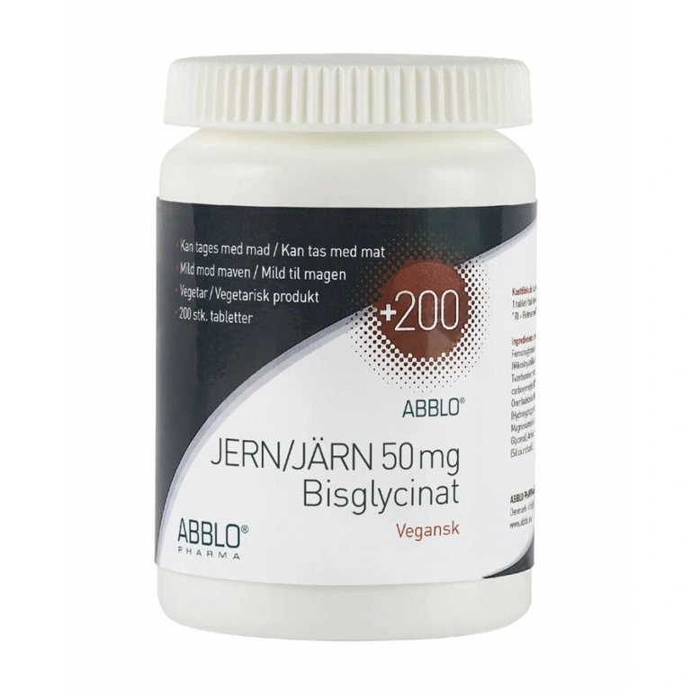 ABBLO Jern 50 mg 200 tabl