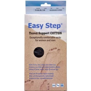 Easy Step AD Knæ Lukket tå Sort Str. 43-45 - 1 par