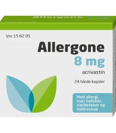 Allergone 8 mg - 24 Kapsler